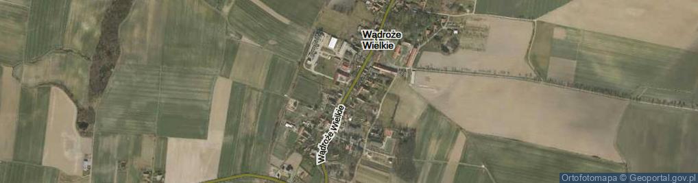 Zdjęcie satelitarne Wądroże Wielkie ul.